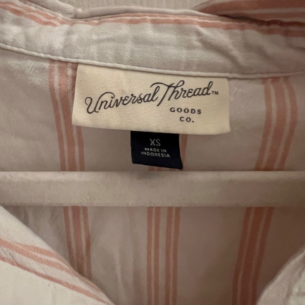 Universal Thread Striped Button-Up Shirt - Picture 4 of 4